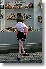 czech republic, dolls, europe, girls, people, prague, vertical, windows, photograph