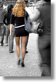 czech republic, europe, people, prague, vertical, walking, womens, photograph