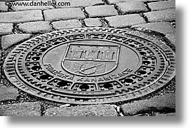 czech republic, europe, horizontal, manholes, prague, streets, photograph