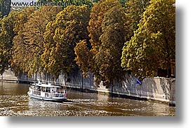 cruising, czech republic, europe, horizontal, prague, vltava, vltava river, photograph