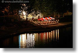 cafes, czech republic, europe, horizontal, long exposure, nite, prague, vltava, vltava river, photograph