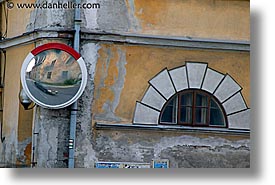 czech republic, europe, eyes, fish, horizontal, mirrors, telc, photograph