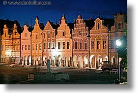 czech republic, europe, horizontal, long exposure, nite, telc, photograph