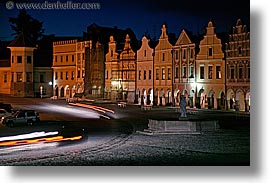 czech republic, europe, horizontal, long exposure, nite, telc, photograph