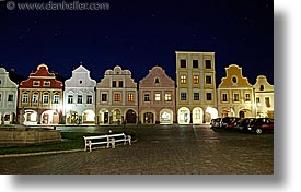 czech republic, europe, horizontal, long exposure, nite, telc, photograph