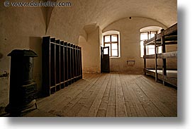 czech republic, europe, horizontal, prisoners, rooms, slow exposure, terezin, photograph