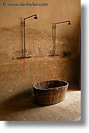 czech republic, europe, showers, terezin, tub, vertical, photograph