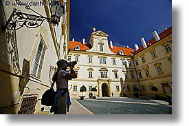 courtyard, czech republic, europe, horizontal, valtice, photograph