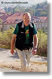 churches, czech republic, europe, larry, people, vertical, walking, photograph