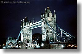 bridge, cities, england, english, europe, horizontal, london, nite, tower bridge, towers, united kingdom, photograph