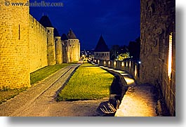 carcassonne, castles, europe, france, grounds, horizontal, jousting, lower, photograph