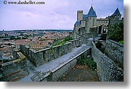 carcassonne, castles, europe, france, horizontal, photograph