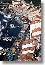 aerials, bonifacio, corsica, europe, france, harbor, vertical, photograph