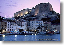 boats, bonifacio, corsica, dusk, europe, france, harbor, horizontal, nite, photograph