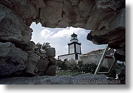 bonifacio, corsica, europe, france, horizontal, lighthouses, sea cliffs, photograph