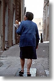 bonifacio, bread, corsica, europe, france, towns, vertical, womens, photograph