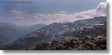 corsica, europe, france, horizontal, panoramic, sartene, photograph