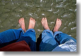 europe, feet, france, horizontal, la baule, sand, wet, photograph