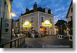castles, europe, france, horizontal, loire valley, streets, photograph