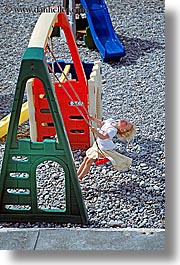 colored, europe, france, girls, nice, play, swings, vertical, photograph