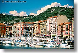 boats, europe, france, harbor, horizontal, nice, photograph