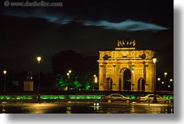 arc, carrousel, europe, france, horizontal, louvre, nite, paris, photograph