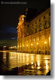 europe, france, glasses, louvre, materials, nite, paris, vertical, photograph