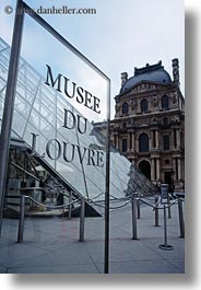 europe, france, louvre, paris, signs, vertical, photograph