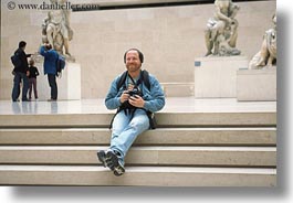 europe, france, horizontal, louvre, paris, self-portrait, photograph