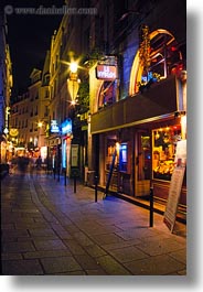 europe, france, nite, paris, saint germaine, streets, vertical, photograph