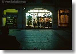 europe, france, horizontal, nite, paris, saint germaine, services, signs, photograph