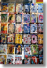aix en provence, arts, colorful, colors, europe, france, french, paintings, postcards, provence, vertical, photograph
