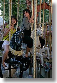 aix en provence, europe, france, girls, merry go round, people, provence, sexy, vertical, womens, photograph