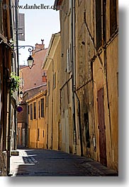 aix en provence, empty, europe, france, narrow, narrow streets, provence, streets, vertical, photograph