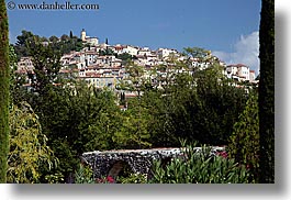 europe, fayence, france, hilltop, horizontal, provence, towns, photograph
