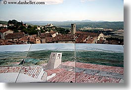 europe, fayence, france, horizontal, paintings, provence, towns, photograph