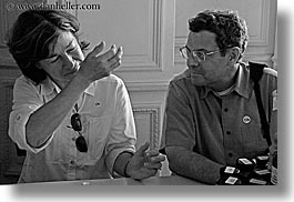 black and white, europe, france, grasse, horizontal, men, molinard, people, perfumerie, perfumes, provence, sniffing, womens, photograph