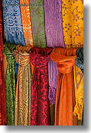 colorful, colors, europe, fabrics, france, grasse, provence, silky, vertical, photograph