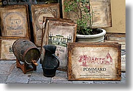 europe, france, french, grasse, horizontal, provence, signs, wineries, photograph