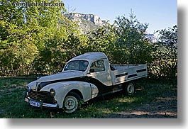 arts, classic car, europe, france, horizontal, moustiers, peugeot, provence, st marie, transportation, trucks, photograph