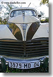 arts, classic car, europe, france, moustiers, peugeot, provence, st marie, transportation, trucks, vertical, photograph