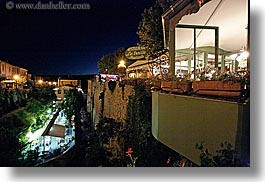 europe, france, horizontal, moustiers, nite, provence, restaurants, st marie, towns, photograph