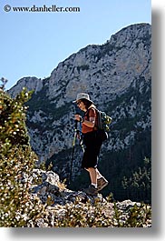 activities, clothes, europe, france, groups, hats, hiking, jennifer, jennifer marano, people, provence, sunglasses, vertical, womens, photograph