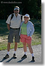 clothes, colors, couples, craig, emotions, europe, france, green, groups, happy, hats, mary, mary craig, men, oranges, people, provence, sunglasses, vertical, womens, photograph