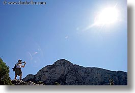 blues, cameras, colors, europe, france, groups, horizontal, men, people, provence, richard, richard felicia, senior citizen, sun, photograph