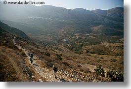 amorgos, europe, greece, hiking, horizontal, mountains, paths, scenics, photograph
