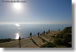 amorgos, europe, greece, hiking, horizontal, nature, ocean, sky, sun, water, photograph