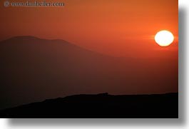 amorgos, europe, greece, hills, horizontal, scenics, sunsets, photograph