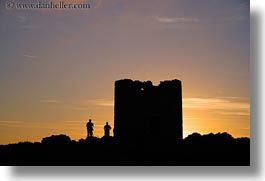 amorgos, europe, greece, horizontal, photographers, scenics, silhouettes, sunsets, photograph