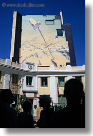 arts, athens, chairs, clocks, europe, graffiti, greece, high, people, poles, silhouettes, vertical, photograph